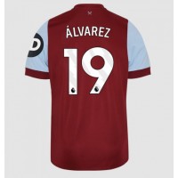 Camisa de Futebol West Ham United Edson Alvarez #19 Equipamento Principal 2023-24 Manga Curta